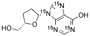 2',3'-DIDEOXYINOSINE-15N4 结构式