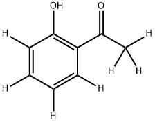 2-HYDROXYACETOPHENONE-D7 结构式