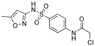 2-Chloro-N-(4-{[(5-methylisoxazol-3-yl)amino]sulphonyl}phenyl)acetamide 结构式