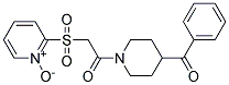 2-{[2-(4-BENZOYLPIPERIDINO)-2-OXOETHYL]SULPHONYL}PYRIDINIUM-1-OLATE 结构式