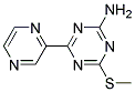 2-AMINO-4-(METHYLTHIO)-6-(2-PYRAZINYL)-1,3,5-TRIAZIN 结构式