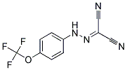 2-{2-[4-(TRIFLUOROMETHOXY)PHENYL]HYDRAZONO}MALONONITRILE 95+% 结构式