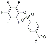 2,3,4,5,6-PENTAFLUOROPHENYL 4-NITROBENZENESULPHONATE 结构式