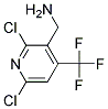 2,6-DICHLORO-4-(TRIFLUOROMETHYL)PYRIDINE-3-METHYLAMIN 结构式