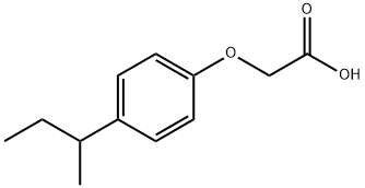 2-[4-(SEC-BUTYL)PHENOXY]ACETIC ACID 结构式