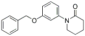 1-(3-BENZYLOXY-PHENYL)-PIPERIDIN-2-ONE 结构式