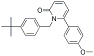 1-(4-TERT-BUTYL-BENZYL)-6-(4-METHOXY-PHENYL)-1H-PYRIDIN-2-ONE 结构式