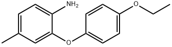 2-(4-ETHOXYPHENOXY)-4-METHYLANILINE 结构式