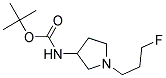 [1-(3-FLUORO-PROPYL)-PYRROLIDIN-3-YL]-CARBAMIC ACID TERT-BUTYL ESTER 结构式