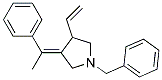 1-BENZYL-3-[1-PHENYL-ETH-(E)-YLIDENE]-4-VINYL-PYRROLIDINE 结构式