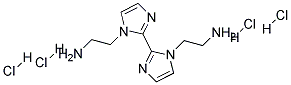2,2'-Bi-[N-(2-amino-ethyl)imidazole] 4HCl 结构式