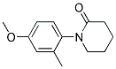 1-(4-METHOXY-2-METHYL-PHENYL)-PIPERIDIN-2-ONE 结构式