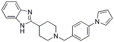 2-(1-[4-(1H-PYRROL-1-YL)BENZYL]PIPERIDIN-4-YL)-1H-BENZIMIDAZOLE 结构式