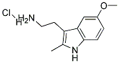 2-(5-METHOXY-2-METHYLINDOL-3-YL)ETHYLAMINE HYDROCHLORIDE 结构式
