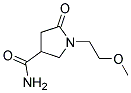 1-(2-METHOXYETHYL)-5-OXOPYRROLIDINE-3-CARBOXAMIDE 结构式