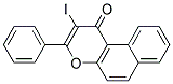 2-IODO-3-PHENYLBENZO[F]CHROMEN-1-ONE 结构式