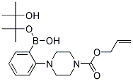2-(4'-ALLYLOXYCARBONYLPIPERIZINO)PHENYLBORONIC ACID, PINACOL ESTER 结构式