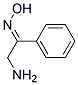 2-AMINO-1-PHENYL-ETHANONE OXIME 结构式