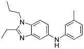 (2-Ethyl-1-propyl-1H-benzoimidazol-5-yl)-m-tolyl-amine 结构式