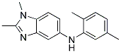 (1,2-DIMETHYL-1H-BENZOIMIDAZOL-5-YL)-(2,5-DIMETHYL-PHENYL)-AMINE 结构式