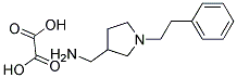 1-[1-(2-PHENYLETHYL)PYRROLIDIN-3-YL]METHANAMINE OXALATE 结构式