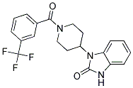 1-(1-[3-(TRIFLUOROMETHYL)BENZOYL]PIPERIDIN-4-YL)-1,3-DIHYDRO-2H-BENZIMIDAZOL-2-ONE 结构式