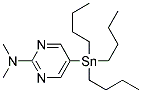 2-(DIMETHYLAMINO)-5-(TRIBUTYLSTANNYL)PYRIMIDINE 结构式