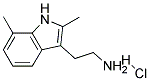 2-(2,7-DIMETHYLINDOL-3-YL)ETHYLAMINE HYDROCHLORIDE 结构式