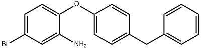 2-(4-BENZYLPHENOXY)-5-BROMOANILINE 结构式