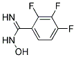 2,3,4-TRIFLUORO-N-HYDROXY-BENZAMIDINE 结构式