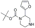 2-FURAN-2-YL-PIPERAZINE-1-CARBOXYLIC ACID TERT-BUTYL ESTER 结构式