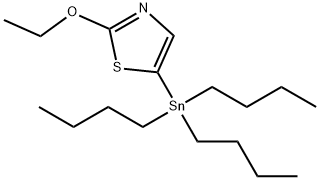 2-乙氧基-5-(三丁基锡烷基)噻唑 结构式