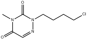 2-(4-CHLORO-BUTYL)-4-METHYL-2H-[1,2,4]TRIAZINE-3,5-DIONE 结构式