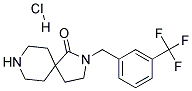 2-(3-(TRIFLUOROMETHYL)BENZYL)-2,8-DIAZASPIRO[4.5]DECAN-1-ONE HYDROCHLORIDE 结构式