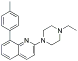 2-(4-ETHYLPIPERAZIN-1-YL)-8-(4-METHYLPHENYL)QUINOLINE 结构式