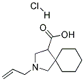 2-Allyl-2-aza-spiro[4.5]decane-4-carboxylic acid hydrochloride 结构式