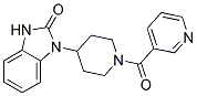 1-[1-(PYRIDIN-3-YLCARBONYL)PIPERIDIN-4-YL]-1,3-DIHYDRO-2H-BENZIMIDAZOL-2-ONE 结构式