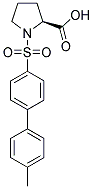 1-[(4'-METHYL[1,1'-BIPHENYL]-4-YL)SULFONYL]PROLINE 结构式