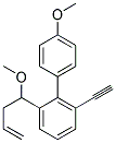 1-(1-METHOXY-BUT-3-ENYL)-2-(4-METHOXYPHENYL)ETHYNYL-BENZENE 结构式