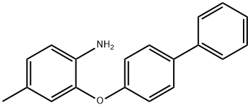2-([1,1'-BIPHENYL]-4-YLOXY)-4-METHYLANILINE 结构式