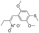 1-(2,5-DIMETHOXY-4-METHYLTHIOPHENYL)-2-NITRO-1-BUTENE 结构式