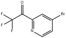 1-(4-BROMOPYRIDIN-2-YL)-2,2,2-TRIFLUOROETHANONE 结构式