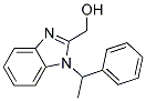 [1-(1-PHENYLETHYL)-1H-BENZIMIDAZOL-2-YL]METHANOL 结构式