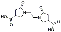 1-[2-(4-CARBOXY-2-OXO-PYRROLIDIN-1-YL)ETHYL]-5-OXO-PYRROLIDINE-3-CARBOXYLIC ACID 结构式