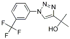 2-(1-[3-(TRIFLUOROMETHYL)PHENYL]-1H-1,2,3-TRIAZOL-4-YL)PROPAN-2-OL 结构式