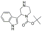 2-(1H-Indol-3-yl)-piperazine-1-carboxylic acid tert-butyl ester 结构式