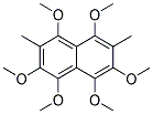 1,2,4,5,7,8-HEXAMETHOXY-3,6-DIMETHYL-NAPHTHALENE 结构式