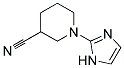 1-(1H-IMIDAZOL-2-YL)-PIPERIDINE-3-CARBONITRILE 结构式