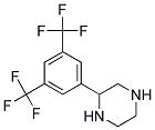 2-(3,5-BIS-TRIFLUOROMETHYL-PHENYL)-PIPERAZINE 结构式