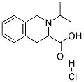 2-ISOPROPYL-1,2,3,4-TETRAHYDRO-ISOQUINOLINE-3-CARBOXYLIC ACID HYDROCHLORIDE 结构式